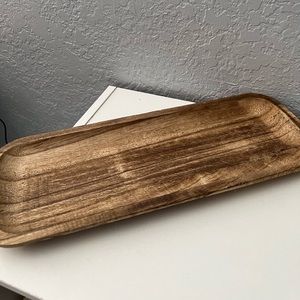 Wooden Decorative Vessel